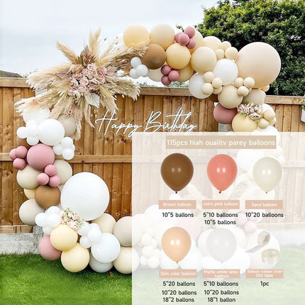 Cross-border Amazon Balloon Chain Arch suit New Birthday Decoration Wedding Room Wedding Balloon Scene Decoration Wholesale
