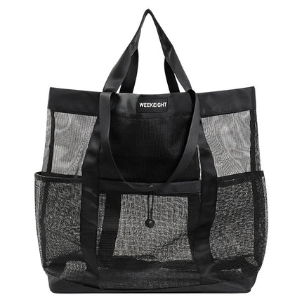 Large Capacity Swimming Fitness Bag Fashion Sports Shoulder Portable Beach Bag Travel Draining Storage Bag Universal Satchel