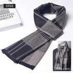 S958 khaki black check