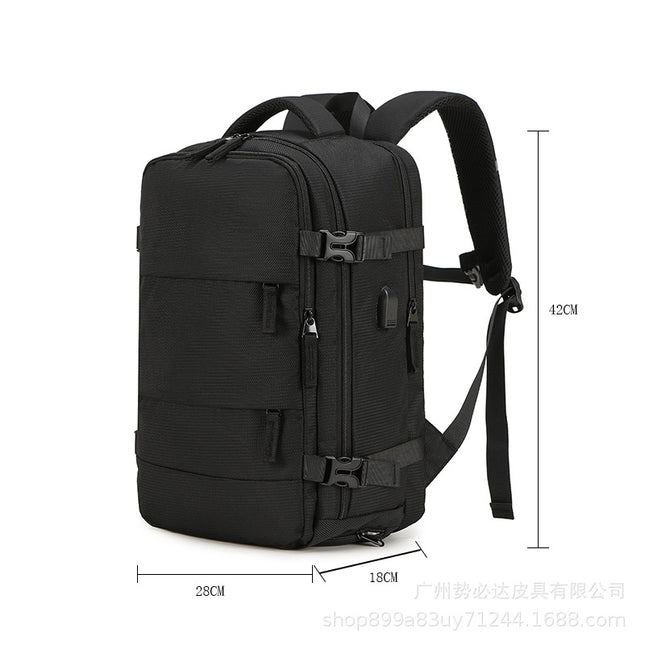 Source Factory Cross-Border Hot-Selling Travel Backpack for Women, Multifunctional Luggage Backpack for Short-Distance Business Trips with Dry and Wet Separation
