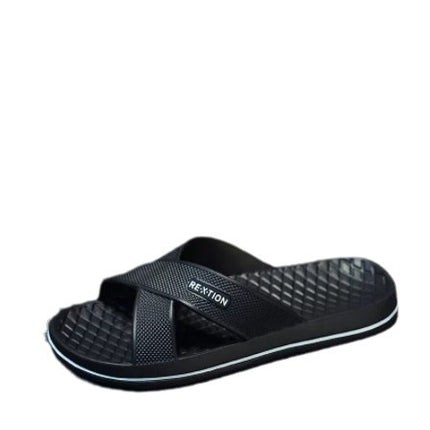 Slippers for Men, Summer Home Bathroom Bathing, Non-Slip, Anti-Odor Slippers, Casual Sports Vietnamese Beach Sandals