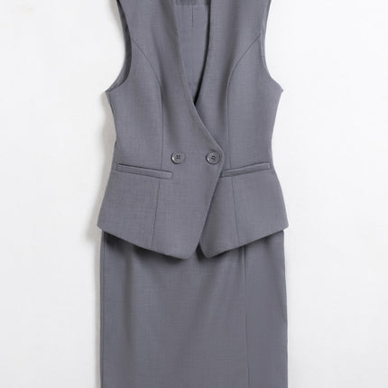 Hotel Front Desk Vest Professional suit Female Temperament Business Western Restaurant Waiter Tooling Head Waiter Manager Work Clothes