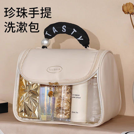 New Hook Toiletry Bag, High-End Portable Cosmetic Bag, Large-Capacity Hanging Storage Bag, Travel Handbag