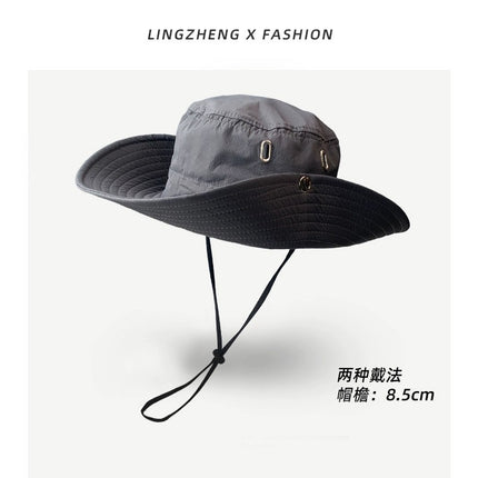 Mask Anti-mosquito Visor Hat Men's Summer Outdoor Fishing Sunscreen Fisherman Hat Shawl Face Covering Men's Sun Hat