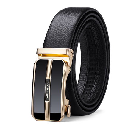 Emperor Paul Belt Men's Genuine Leather Belt Genuine Soft Alloy Belt Men's Simple Belt Men's High-End