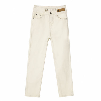 High-Waisted Straight-Leg Cropped Jeans for Women, Spring and Autumn 2025 New Popular Style, Petite Cigarette Pants