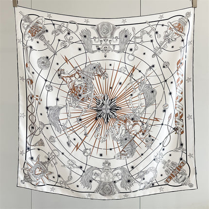 Spring and Autumn New Mulberry Silk Scarf Women's Shawl Scarf