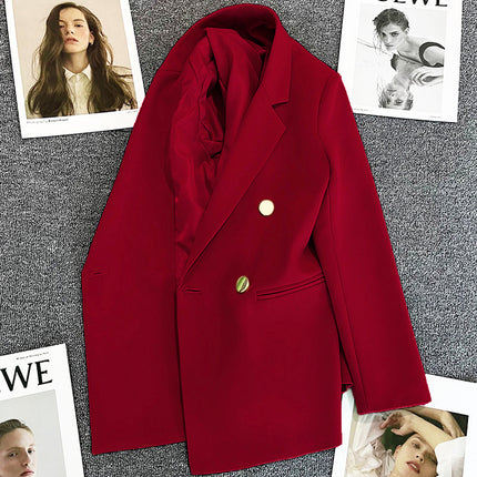 Candy Green Trendy Blazer for Women, 2026 Spring and Autumn New Korean Style, Internet Celebrity Style, Petite Casual