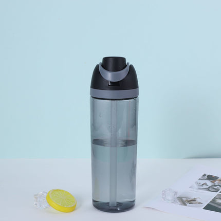 Cute High-Appearance Water Bottle with Straw for Girls, Suitable for Sports and Outdoor Use, Children's Plastic Cup, Gift, Household Water Jug, Leak-Proof and Sealed
