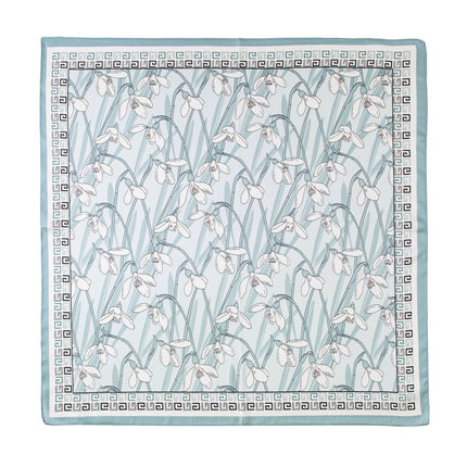 Mulberry Silk Scarf, Old Money Style, Summer Thin Small Scarf, Valentine's Day Gift, Plain Crepe Satin Silk Printed Small Square Scarf