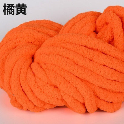 Cat Tail Extra Thick Ice Line Finger Knitting Scarf DIY Blanket Cat Nest Cushion Extra Thick Wool Ball