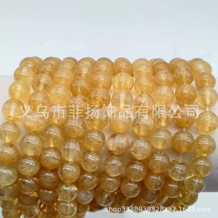 Natural Stone tea watermelon round beads loose beads diy jewelry accessories string beads personality Miscellaneous Stone semi-finished products spot wholesale