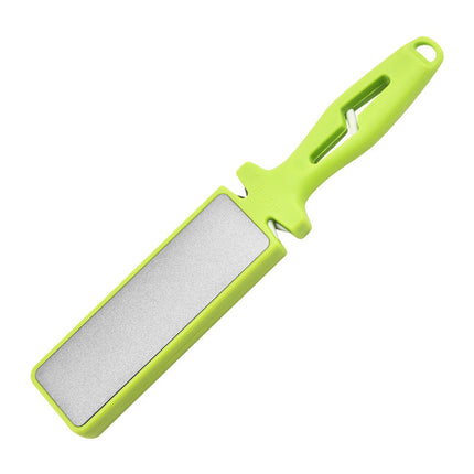 Factory direct supply emery sharpening artifact household kitchen knife sharpening stone 400 mesh double-sided multi-function sharpener