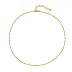 833 explosive laser bead clavicle chain