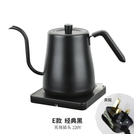 Slender Mouth Electric Household Kettle with Thermometer Coffee Hand Kettle Electric Kettle Electric Coffee Pot