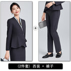 Gray suit + pants / S