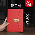 A5 Red Coded Book [Page 300] Medium Pan Pattern
