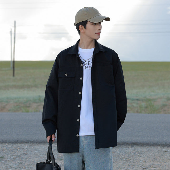 Autumn 2024 New Shirt Xinjiang Outdoor Series All-match Work Jacket Travel Camping Casual Men's Wear