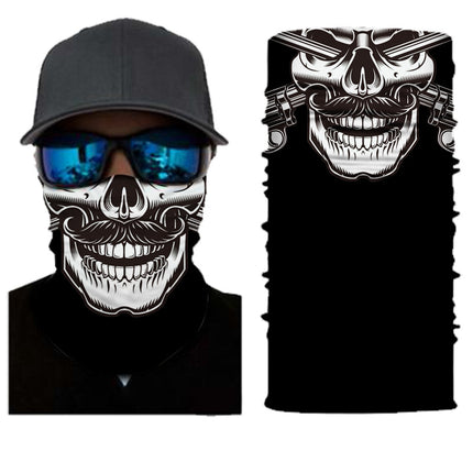 Xunhui Pattern Printing Series Seamless Magic Headscarf Windproof and Sunproof Cycling Mask Sports Neck Scarf Camouflage