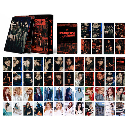 Korean Star 55 Boxed Small Cards Stray (g) I-Dle Ive Ateez Collection Lomo Cards Cross-Border