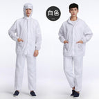 [White] hooded split suit / S