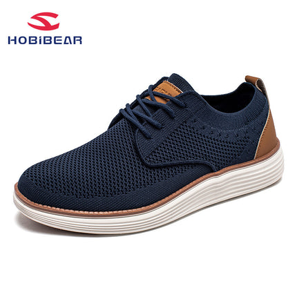 HOBIBEAR Cross-border Adult Oxford Shoes Men's Mesh Shoes British Style Running Shoes Women's Hiking Shoes Casual Shoes