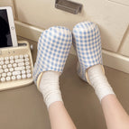 2501【sky blue plaid】 / 34-35