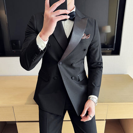 Groom Wedding Dress Host Banquet Annual Meeting Suit suit Two-Button Tarstor Suit Fixture Wholesale Men