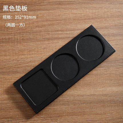 High-End Leather Hotel A4 Writing Board with Magnetic Buckle, Leather Coaster, Folder, Signing Document Board, Can Be Printed with Logo