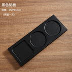 Black coasters 2 round 1 square-6