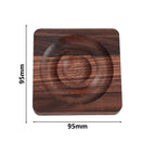 Black walnut square [about 82g] / 1.5cm thickness/1 piece