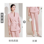 Pink suit pants / S