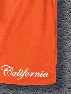 Summer American Men's Sports Casual Comfortable Sports Suit T-Shirt Shorts Two-Piece Trendy Set