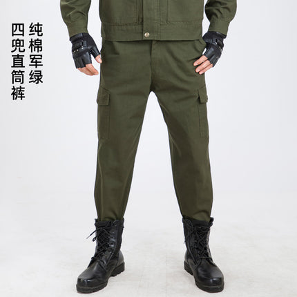 Work Clothes Jacket Men's Spring and Autumn Thickened Anti-scalding Wear-resistant Electric Welding Overalls Auto Repair Site Labor Protection Clothing Overalls