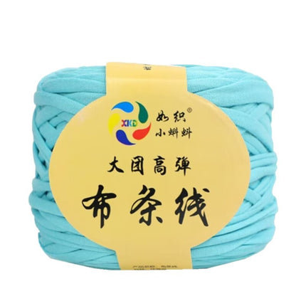 Large Group Cloth Strap High Elastic Hook Wrap Mat Knitted Hand Woven Storage Basket Crochet Blanket Cloth Belt Cloth Rope DIY