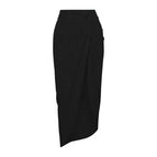 black gauze skirt / Free size