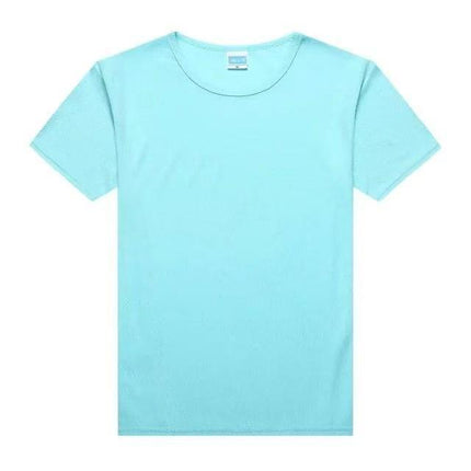 Cotton Catering Overalls Summer Waiter Round Neck T-Shirt Barbecue Hotel Milk Tea Hot Pot Shop Short Sleeve Printed logo