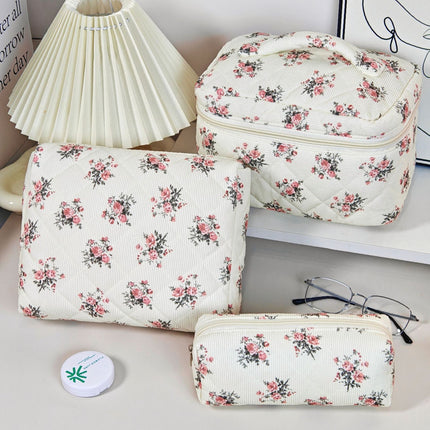 Large-Capacity Partitioned Makeup Bag, High-End Portable Storage Bag, Wholesale in Stock, Exclusively for Cross-Border Sales, Supports Labeling and Dropshipping