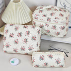 Rose on white background / Large [handbag]