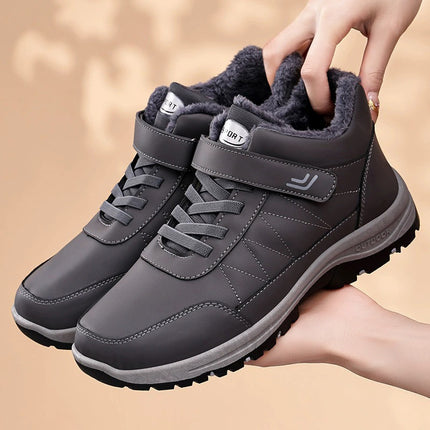 Cotton Shoes 2025 Winter Outdoor Sports Cotton Boots Cross-Border Thickeneded Plush Lining Warm Couple Casual Snow Boots