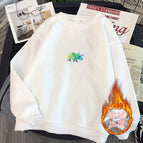 Triceratops White [fleece-lined]] / S