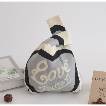 Knitted Tote Bag / Sac Tote Tricoté