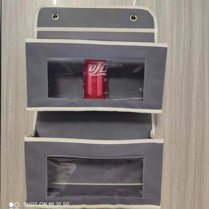 Wall-mounted underwear storage box baby bed children's toy hanging bag home multi-layer door storage hanging bag wholesale