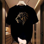 [golden tiger head in the middle] black / S (recommended to wear 37.5-50kg years old)
