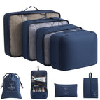 Eight-piece set/hook bag [navy blue] / 290t twill tarpaulin