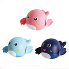 3 small dolphins [Sky Blue + dark blue + pink]]