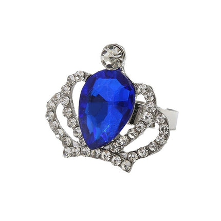 Original fashion men's tie hoop accessories personalized New tie buckle Crown water drop flower ball DIY tie hoop