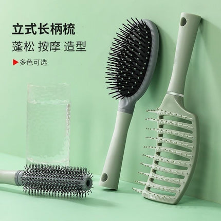 Comb Women's Household Portable Straight Hair Comb Airbag Comb Men's Curly Hair Massage Meridian Fluffy Hollow Cleaning