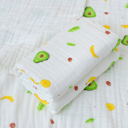 Baby Bath Towel, Children's Gauze Bath Towel, Cotton Baby Newborn Super Soft Absorbent Bath Blanket, Bath Towel Available in All Seasons