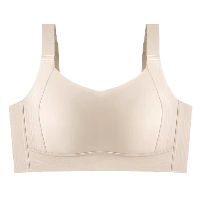 Glow Surface Non-Traceless plus size Underwear Women's Parammary Thin Large Chest Small Bra No-Rings Comfortable Bra